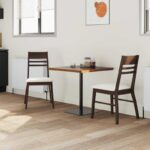 vidaXL Jedálenské stoličky 2 pcs Svetlohnedá 43 x 54 x 89 cm – Obrázok 3