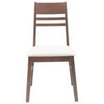 vidaXL Jedálenské stoličky 2 pcs Svetlohnedá 43 x 54 x 89 cm – Obrázok 5