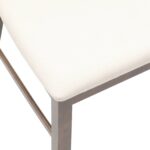 vidaXL Jedálenské stoličky 2 pcs Svetlohnedá 43 x 54 x 89 cm – Obrázok 9