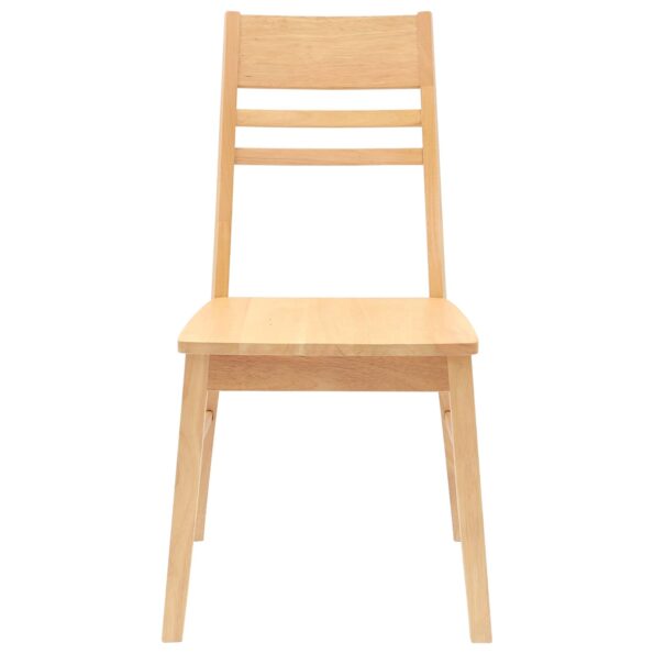 vidaXL Jedálenské stoličky 2 pcs Prírodná 43 x 54 x 89 cm – Obrázok 5