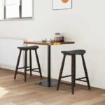 vidaXL Jedálenské stoličky 2 pcs Svetlohnedá 46 x 37 x 63 cm – Obrázok 3