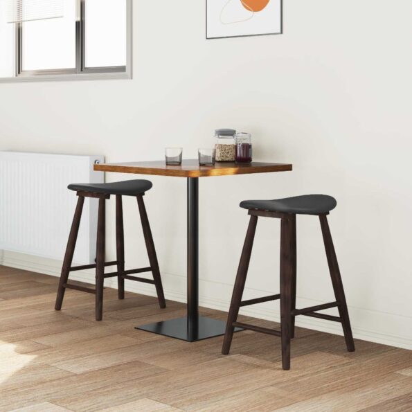 vidaXL Jedálenské stoličky 2 pcs Svetlohnedá 46 x 37 x 63 cm – Obrázok 3