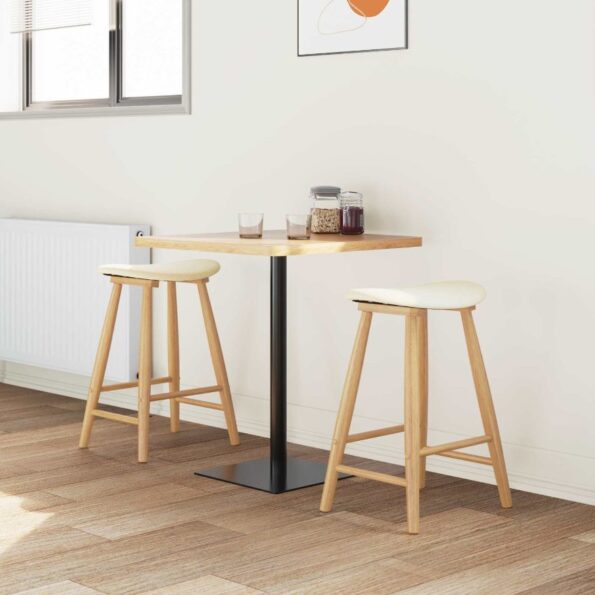vidaXL Jedálenské stoličky 2 pcs Prírodná 46 x 37 x 63 cm – Obrázok 3