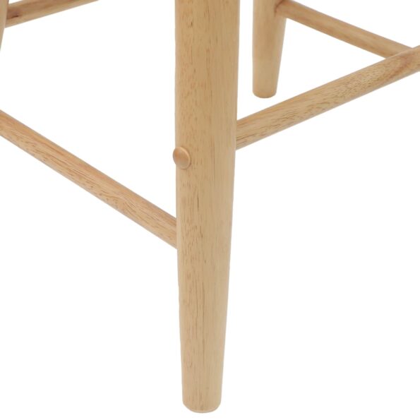 vidaXL Jedálenské stoličky 2 pcs Prírodná 46 x 37 x 63 cm – Obrázok 7