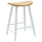 vidaXL Jedálenské stoličky 2 pcs Biela 46 x 37 x 63 cm – Obrázok 4