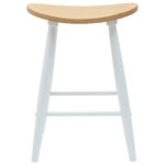 vidaXL Jedálenské stoličky 2 pcs Biela 46 x 37 x 63 cm – Obrázok 5