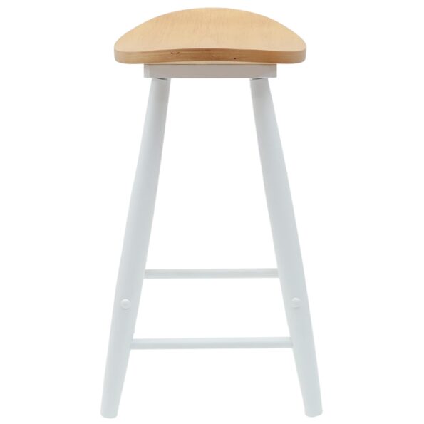 vidaXL Jedálenské stoličky 2 pcs Biela 46 x 37 x 63 cm – Obrázok 6