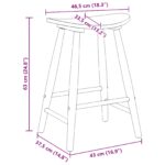 vidaXL Jedálenské stoličky 2 pcs Biela 46 x 37 x 63 cm – Obrázok 9