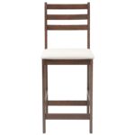 vidaXL Jedálenské stoličky 2 pcs Svetlohnedá 40 x 47,5 x 99,5 cm – Obrázok 5