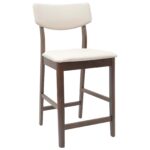 vidaXL Jedálenské stoličky 2 pcs Svetlohnedá 48 x 49 x 95 cm – Obrázok 4