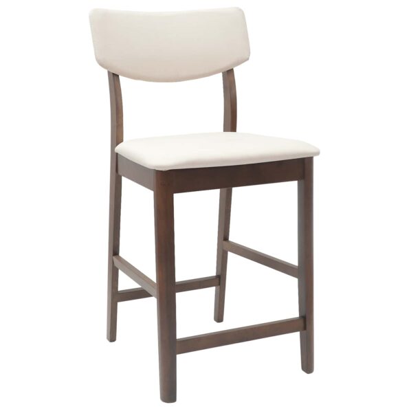 vidaXL Jedálenské stoličky 2 pcs Svetlohnedá 48 x 49 x 95 cm – Obrázok 4