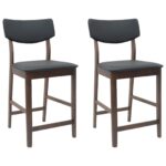 vidaXL Jedálenské stoličky 2 pcs Svetlohnedá 48 x 49 x 95 cm – Obrázok 2