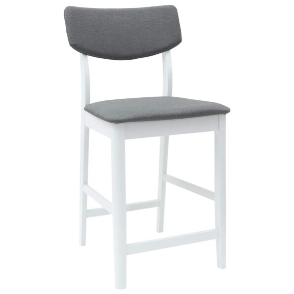 vidaXL Jedálenské stoličky 2 pcs Biela 48 x 49 x 95 cm – Obrázok 4