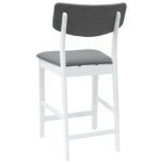 vidaXL Jedálenské stoličky 2 pcs Biela 48 x 49 x 95 cm – Obrázok 7