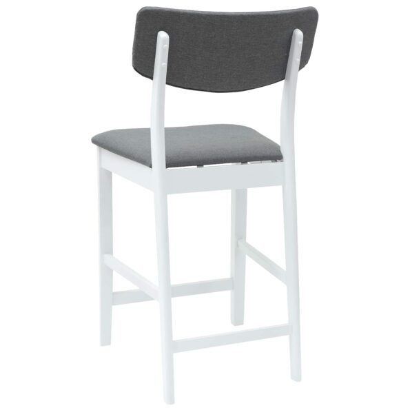 vidaXL Jedálenské stoličky 2 pcs Biela 48 x 49 x 95 cm – Obrázok 7