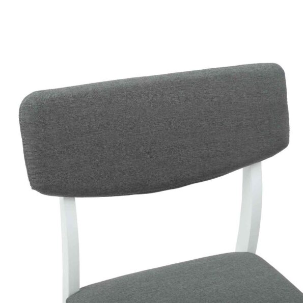 vidaXL Jedálenské stoličky 2 pcs Biela 48 x 49 x 95 cm – Obrázok 8