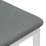vidaXL Jedálenské stoličky 2 pcs Biela 48 x 49 x 95 cm – Obrázok 9