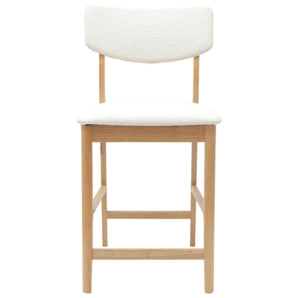 vidaXL Jedálenské stoličky 2 pcs Prírodná 48 x 49 x 95 cm – Obrázok 5