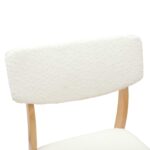 vidaXL Jedálenské stoličky 2 pcs Prírodná 48 x 49 x 95 cm – Obrázok 8