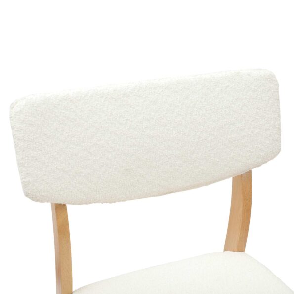 vidaXL Jedálenské stoličky 2 pcs Prírodná 48 x 49 x 95 cm – Obrázok 8