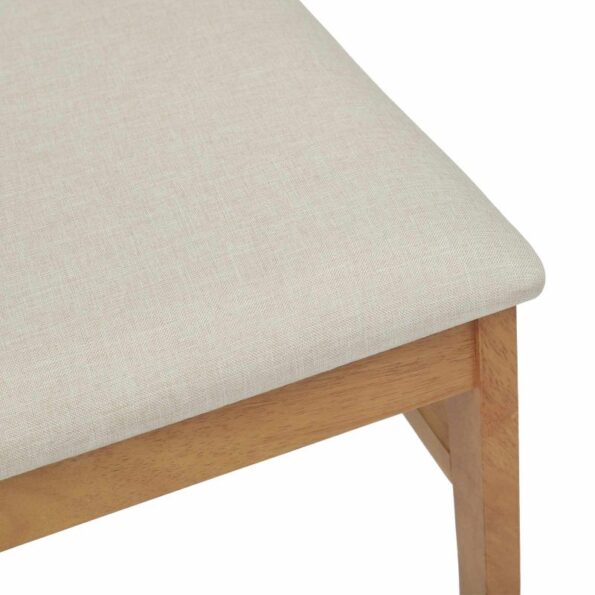 vidaXL Jedálenská stolička 2 pcs Prírodná a svetlá – Obrázok 8