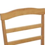 vidaXL Jedálenská stolička 2 pcs Prírodná a svetlá – Obrázok 9