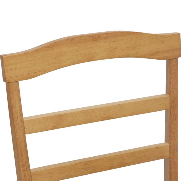 vidaXL Jedálenská stolička 2 pcs Prírodná a svetlá – Obrázok 9