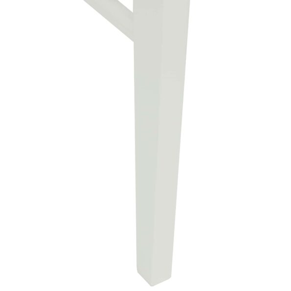 vidaXL Jedálenská stolička 2 pcs Biela a prírodná – Obrázok 10