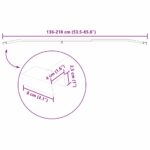 vidaXL vhodné pre plochý držiak na plachtu 3 pcs Strieborná 130-210 cm – Obrázok 11