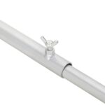 vidaXL vhodné pre plochý držiak na plachtu 3 pcs Strieborná 130-210 cm – Obrázok 8