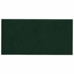vidaXL Nástenný čelník 12 pcs Tmavozelená 30 x 15 cm Zamat – Obrázok 2