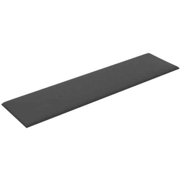 vidaXL Nástenný čelník 12 pcs Tmavo šedá 60 x 15 cm látka – Obrázok 3