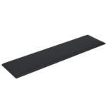 vidaXL Nástenný čelník 12 pcs Čierny 60 x 15 cm látka – Obrázok 3