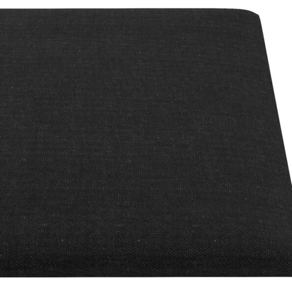 vidaXL Nástenný čelník 12 pcs Čierna 60 x 30 cm látka – Obrázok 4