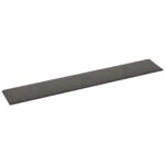 vidaXL Nástenný čelník 12 pcs Tmavo šedá 90 x 15 cm látka – Obrázok 3