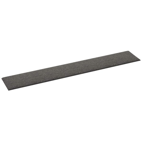 vidaXL Nástenný čelník 12 pcs Tmavo šedá 90 x 15 cm látka – Obrázok 3