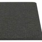 vidaXL Nástenný čelník 12 pcs Tmavo šedá 90 x 15 cm látka – Obrázok 4