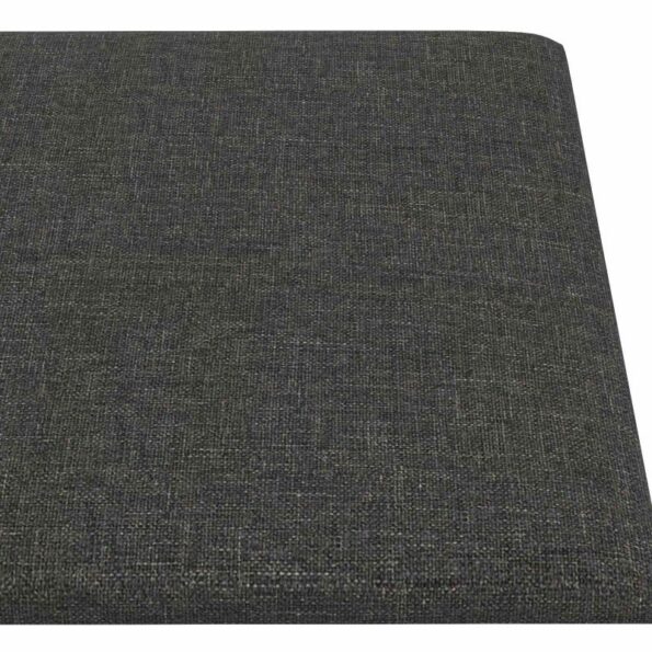 vidaXL Nástenný čelník 12 pcs Tmavo šedá 90 x 15 cm látka – Obrázok 4