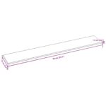 vidaXL Nástenný čelník 12 pcs Tmavo šedá 90 x 15 cm látka – Obrázok 6