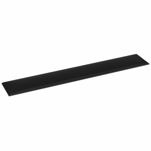 vidaXL Nástenný čelník 12 pcs Čierny 90 x 15 cm látka – Obrázok 3