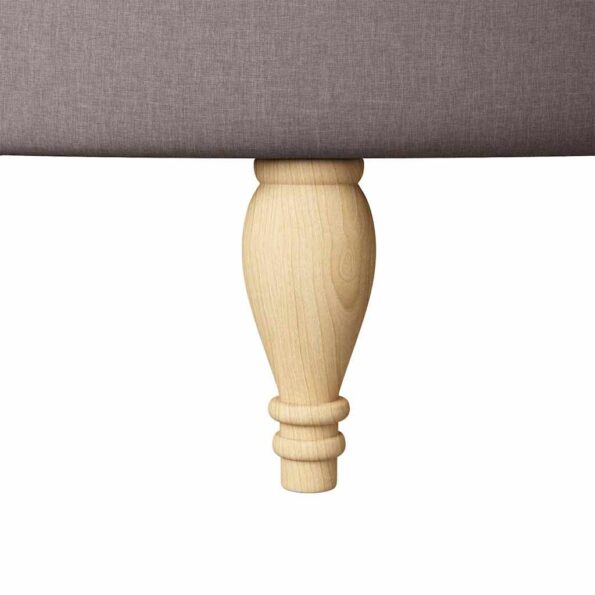 vidaXL Slipper kreslo Sivohnedá 56,5 x 70 x 110 cm látka – Obrázok 9