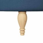 vidaXL Slipper kreslo Modrá 56,5 x 70 x 110 cm látka – Obrázok 9