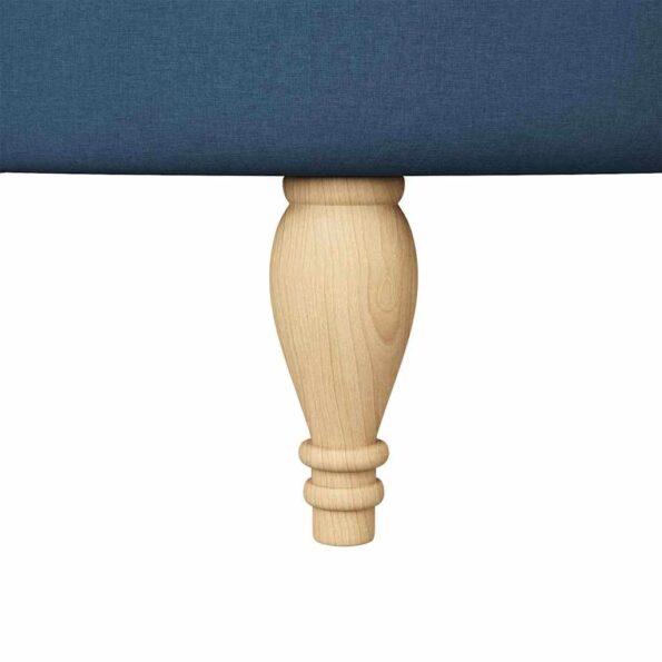 vidaXL Slipper kreslo Modrá 56,5 x 70 x 110 cm látka – Obrázok 9