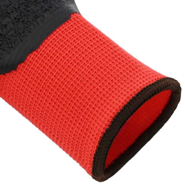 vidaXL Pracovné rukavice 24 pcs Červená a čierna 8 / m – Obrázok 7