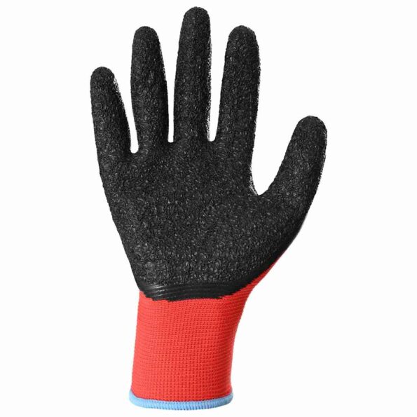 vidaXL Pracovné rukavice 24 pcs Červená a čierna 9 / l – Obrázok 4