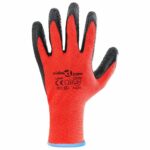 vidaXL Pracovné rukavice 24 pcs Červená a čierna 9 / l – Obrázok 6