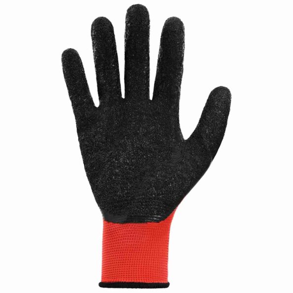 vidaXL Pracovné rukavice 12 pcs Červená a čierna 10 / xl – Obrázok 4