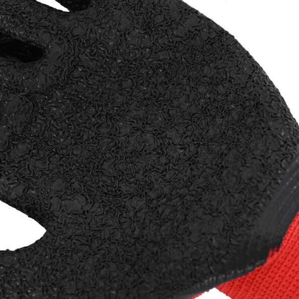vidaXL Pracovné rukavice 12 pcs Červená a čierna 11 / XXL – Obrázok 8