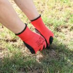 vidaXL Pracovné rukavice 24 pcs Červená a čierna 11 / XXL