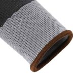 vidaXL Pracovné rukavice 24 pcs Šedá a čierna 8 / m Polyester – Obrázok 6